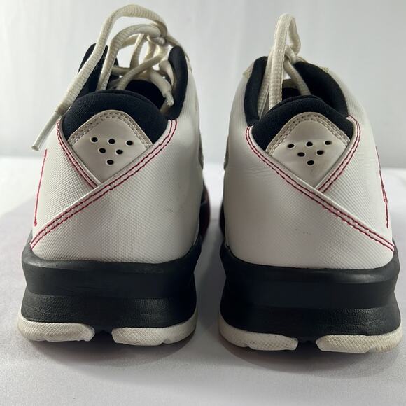 Vintage NIKE Men's Jordan Court Vision 99 White/Gym Red/Black Shoes size 8.5 - Picture 5 of 13